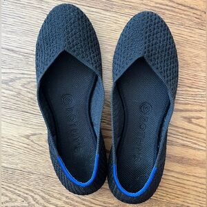 Rothy's Black and Blue Flats